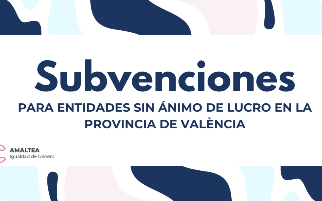 Subvención en materia de igualdad para entidades sin ánimo de lucro