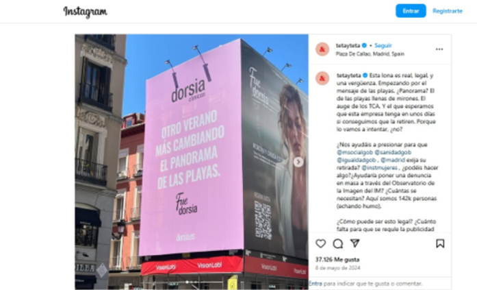 anuncio dorsia anuncio dorsia